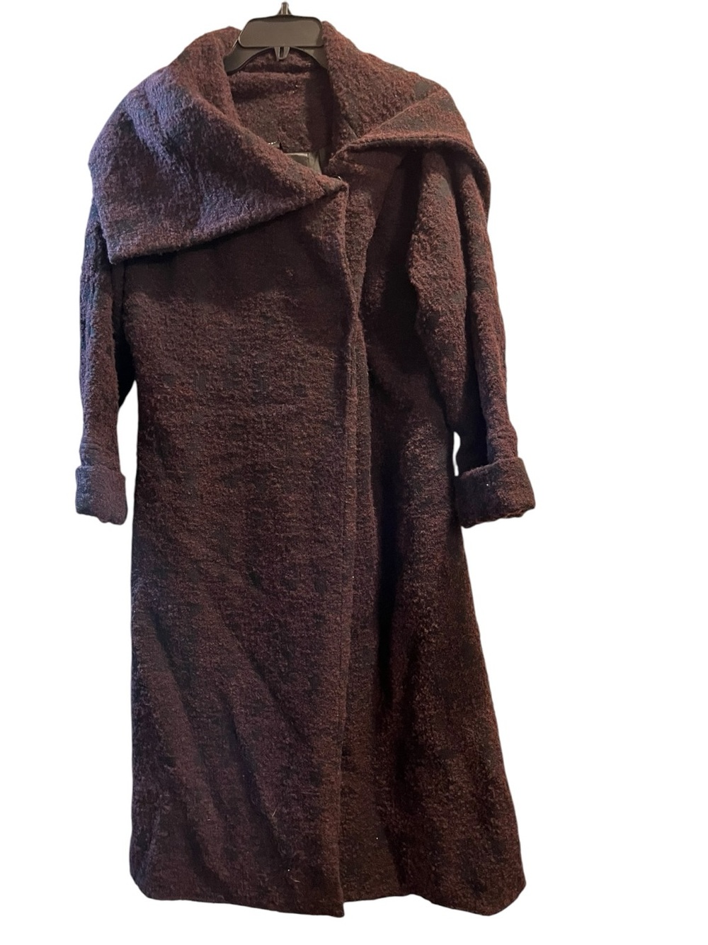 IGOR  Long Coat dark purple brown in great condition S